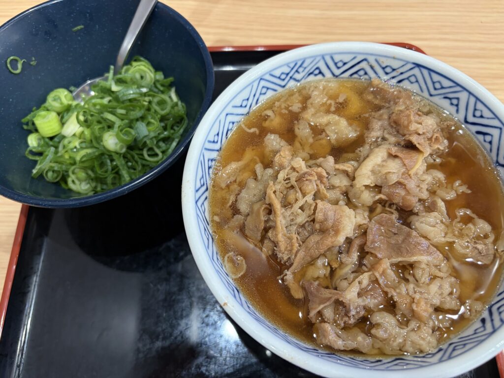 どんどんのダブル肉うどん